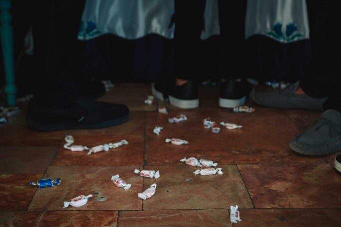 סוכריות ממותגות עם שם של חתן בר המצווה